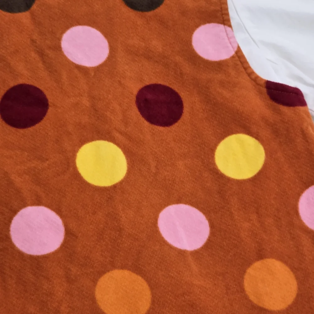 Girls Vintage Gymboree Polka Dot Pinafore Jumper Dress & Matching Shirt Size 10